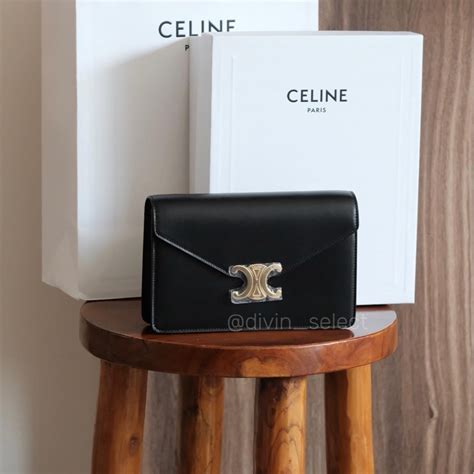 celine triomphe woc|celine sentimental triomphe wallet.